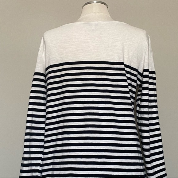 Joie Pentea B Striped 3/4 Sleeve Shift T-shirt Dress, size Small - Picture 8 of 13